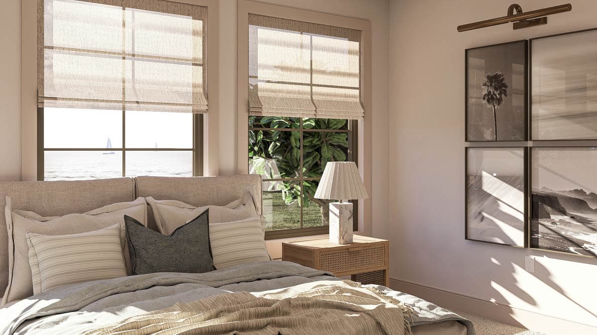 Plan 62553DJ: Mediterranean-influenced House Plan with Secluded Master Suite - Image #10 - Coastal, European, Florida-Style, Mediterranean, Tuscan