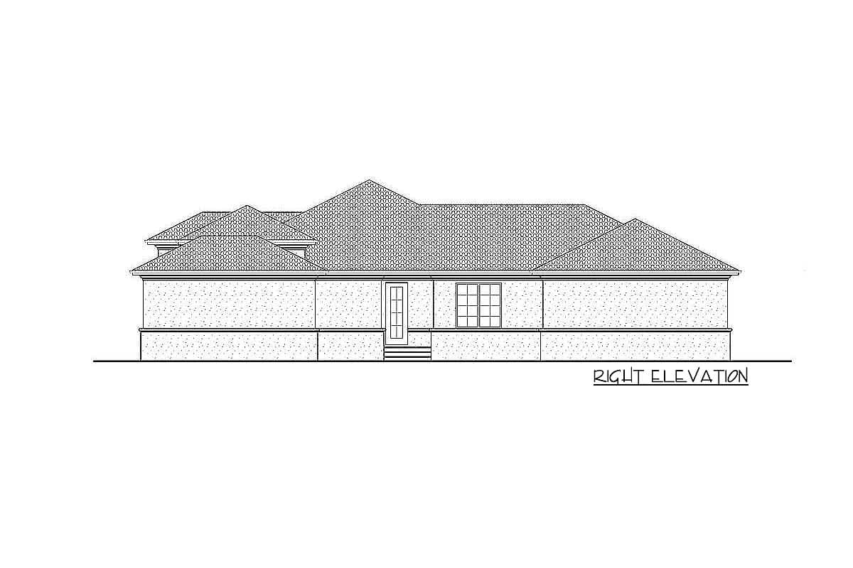 Plan 62553DJ: Mediterranean-influenced House Plan with Secluded Master Suite - Image #20 - Coastal, European, Florida-Style, Mediterranean, Tuscan