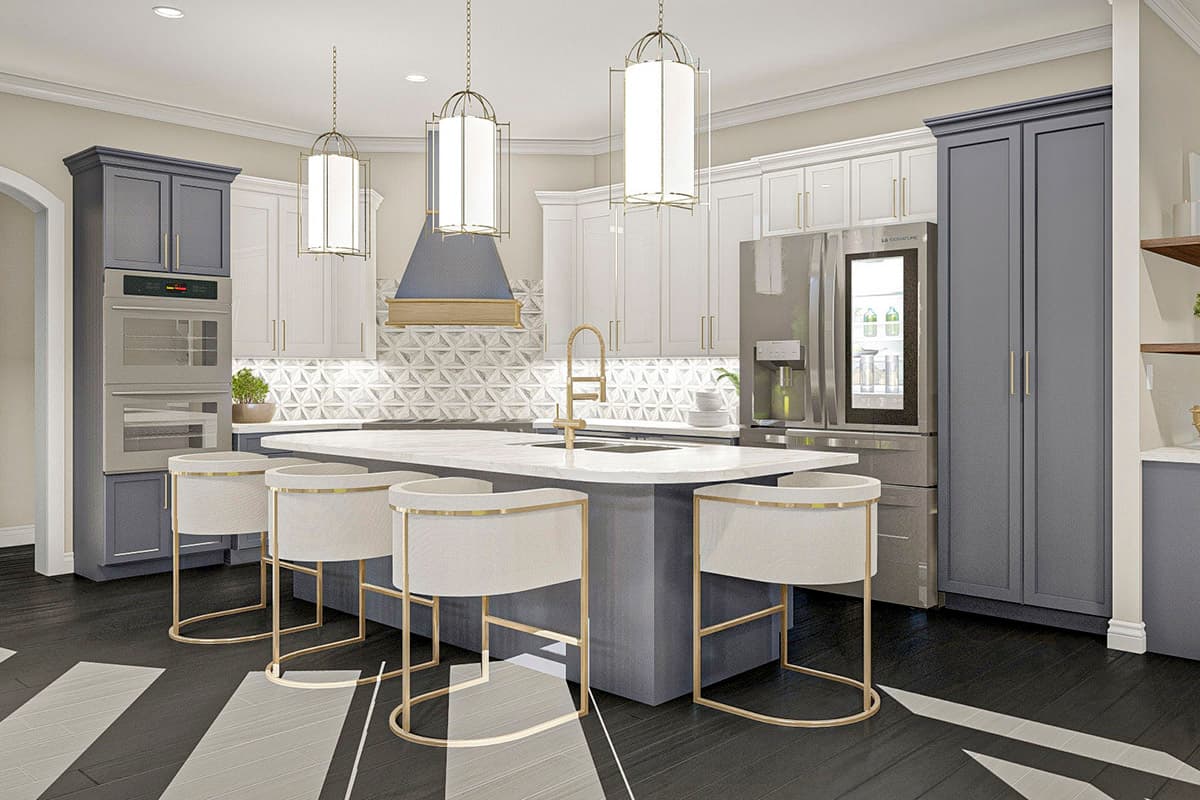 Plan 62554DJ: Five Bedrooms Plus Bonus Space - Image #8 - European, Hill Country