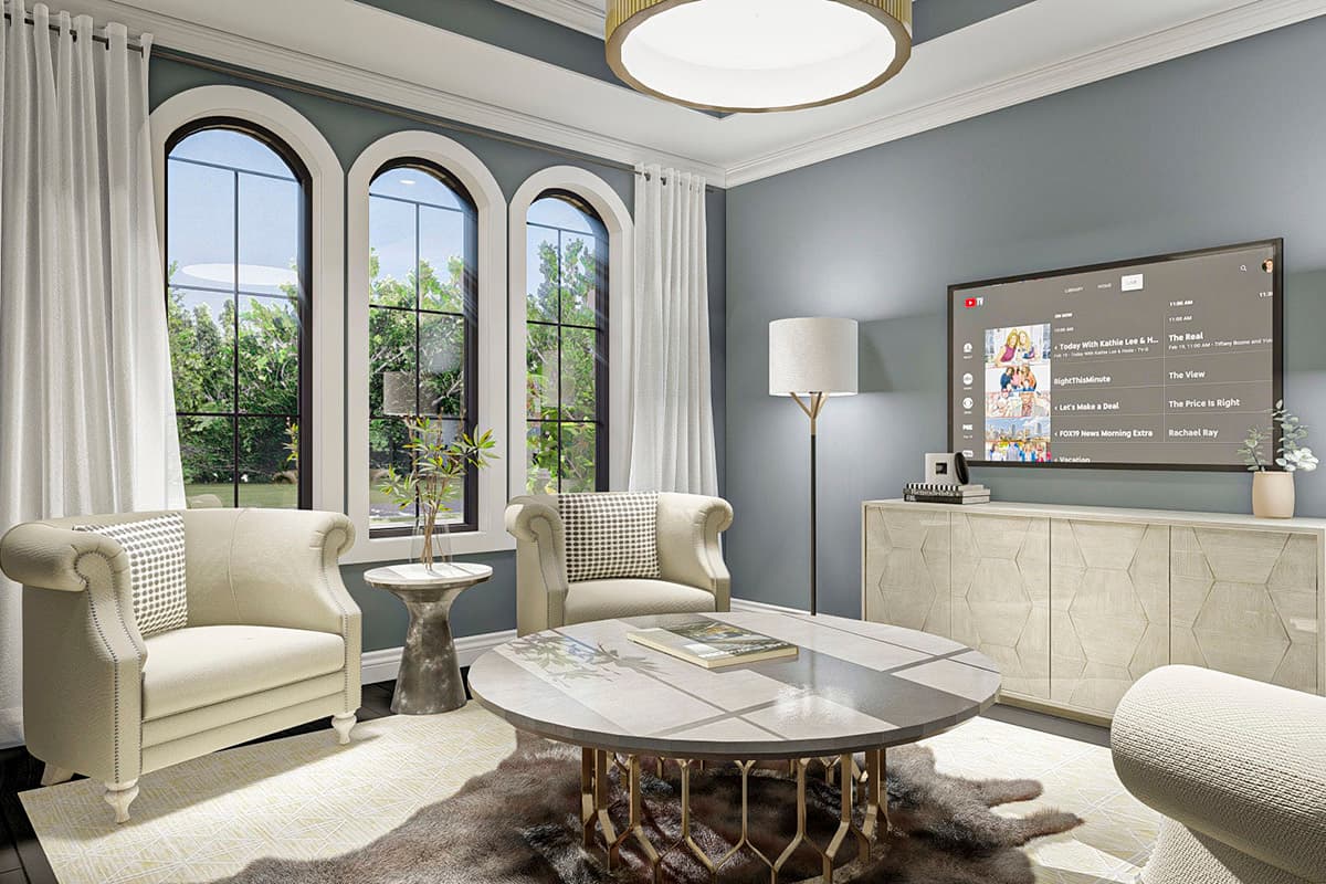 Plan 62554DJ: Five Bedrooms Plus Bonus Space - Image #10 - European, Hill Country