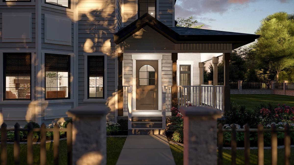 Plan 62555DJ: 3-Bed Victorian Farmhouse House Plan with Bay Window - Image #8 - Farmhouse, Victorian