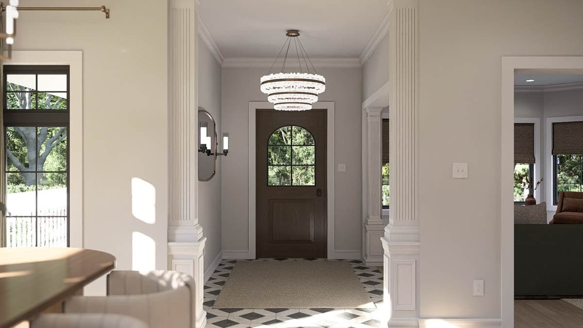 Plan 62555DJ: 3-Bed Victorian Farmhouse House Plan with Bay Window - Image #9 - Farmhouse, Victorian