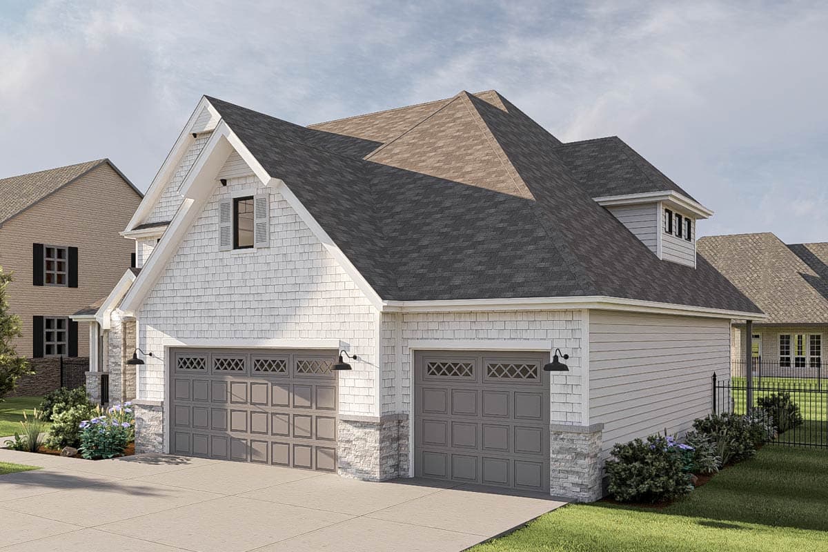 Plan 62558DJ: 4 Bedroom New American House Plan with Open Layout and Curved Staircase - 2664 Sq  - Image #21 - New American, Northwest, Shingle, Traditional