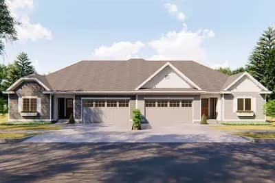 Easy-to-Build Duplex House Plan