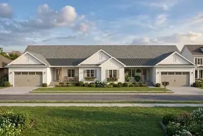 Matching 3 Bed Duplex House Plan