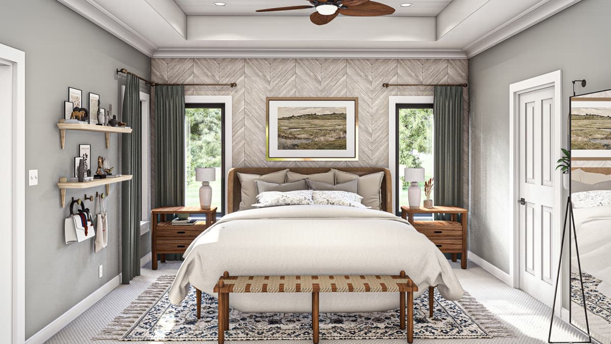 Plan 62565DJ: 3-Bed Craftsman Ranch House Plan with Split Beds - 1691 Sq Ft - Image #8 - Craftsman, Northwest, Ranch, Traditional
