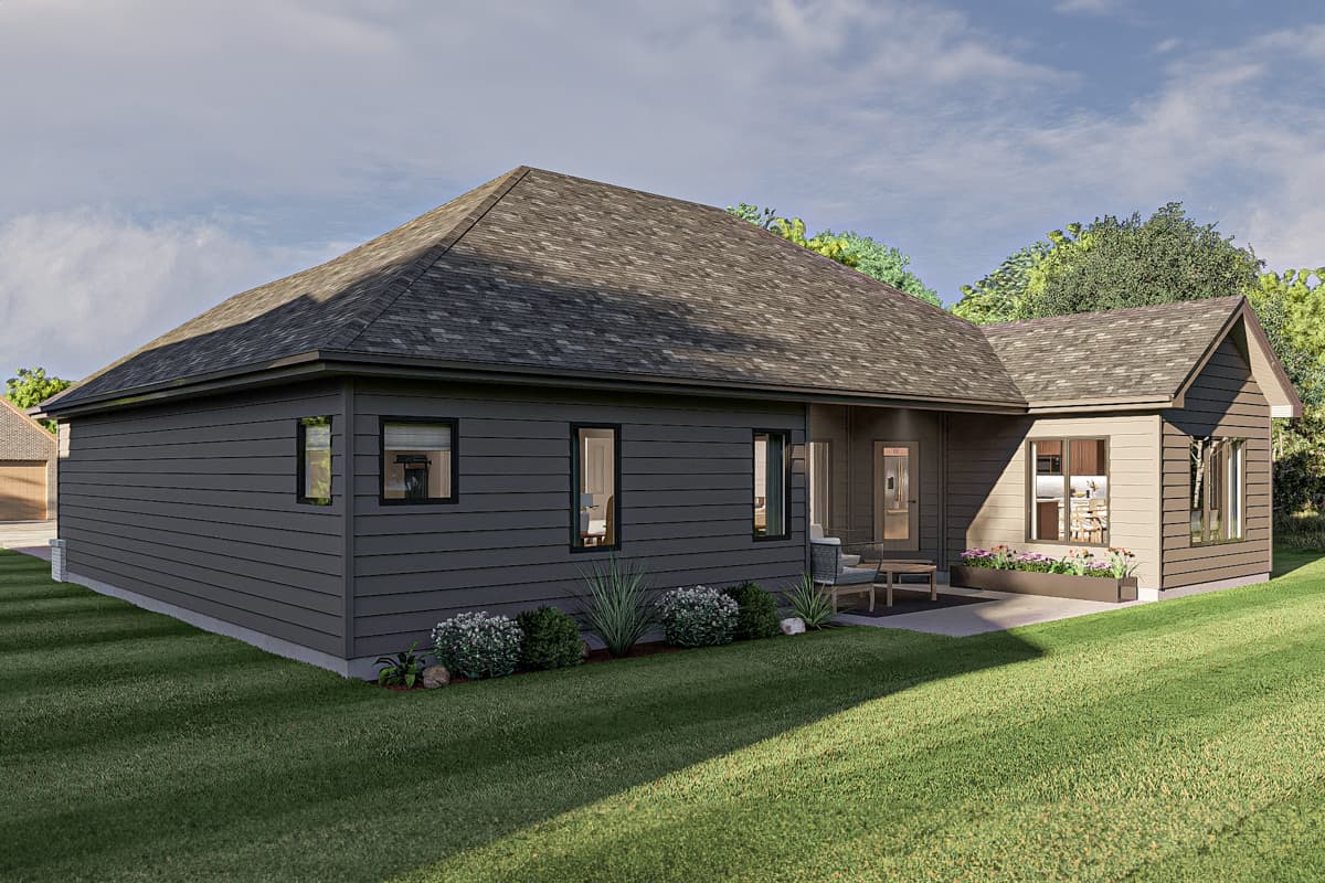 Plan 62565DJ: 3-Bed Craftsman Ranch House Plan with Split Beds - 1691 Sq Ft - Image #12 - Craftsman, Northwest, Ranch, Traditional