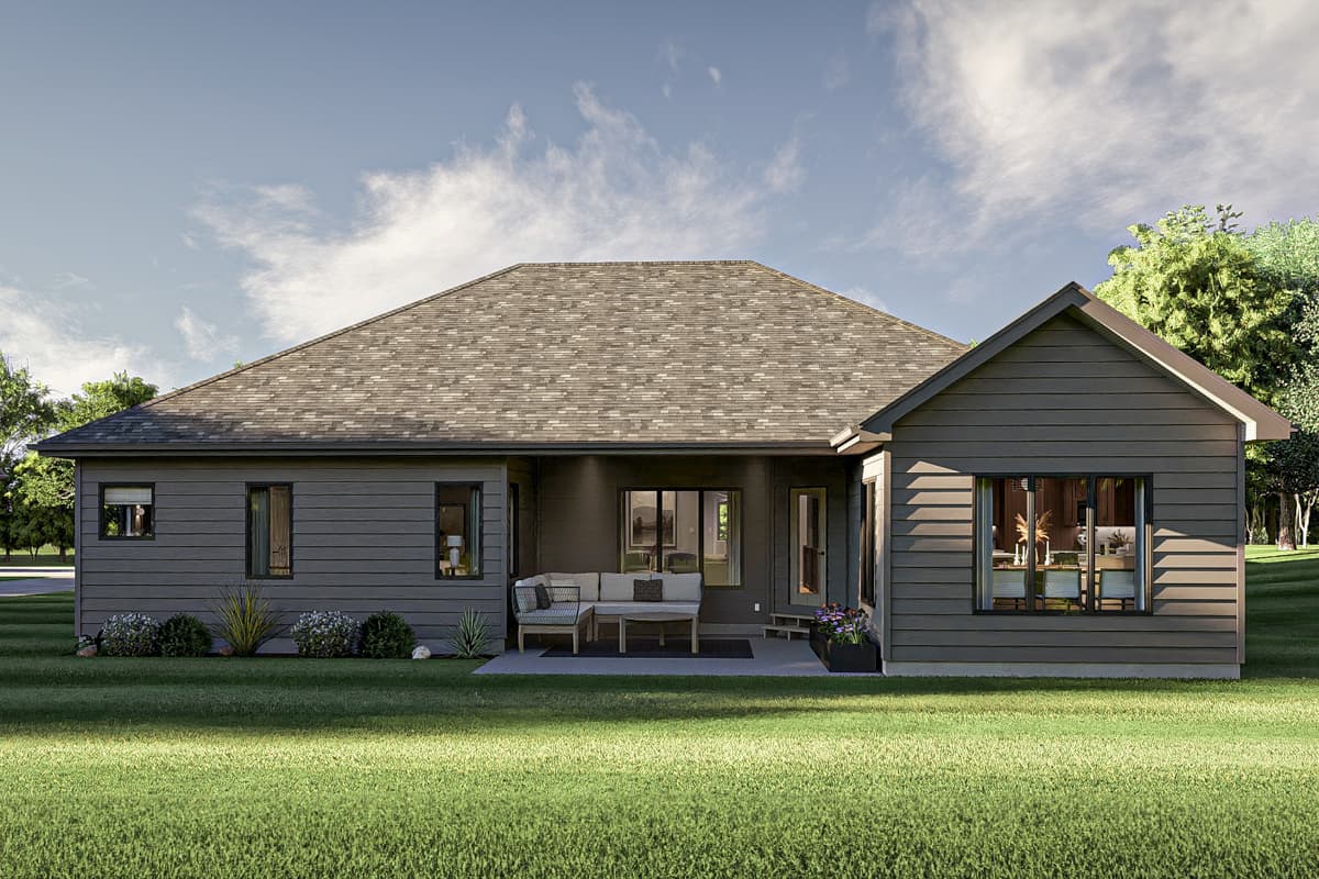 Plan 62565DJ: 3-Bed Craftsman Ranch House Plan with Split Beds - 1691 Sq Ft - Image #14 - Craftsman, Northwest, Ranch, Traditional