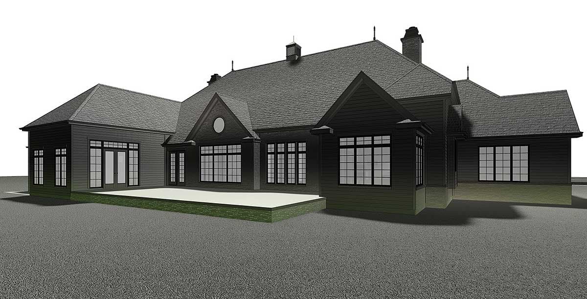 Plan 62566DJ: Luxury on One Level - Image #79 - European