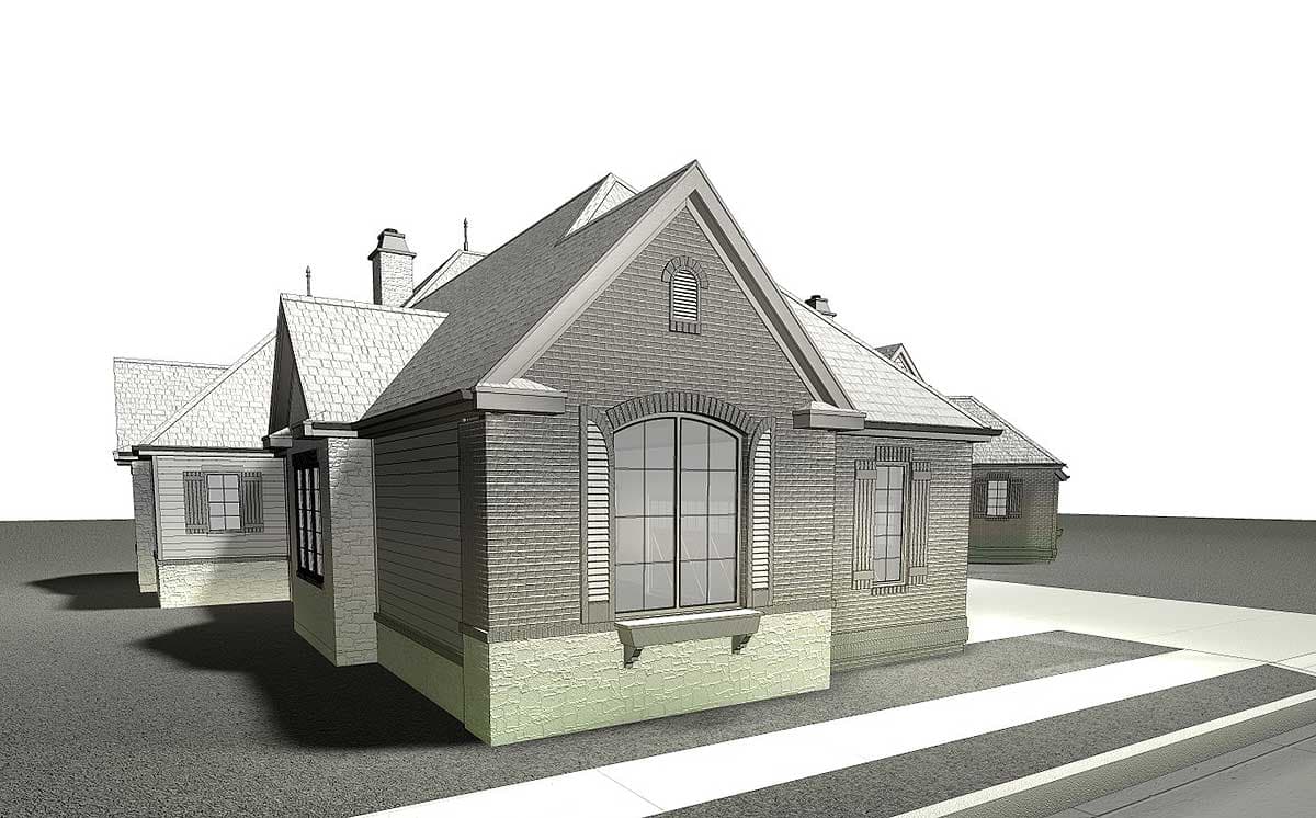 Plan 62566DJ: Luxury on One Level - Image #81 - European