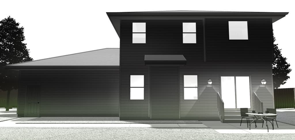 Plan 62569DJ: 4-Square House Plan with Covered Front Porch - Image #10 - Country, Northwest, Prairie