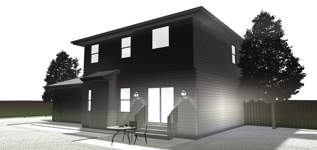 Plan 62569DJ: 4-Square House Plan with Covered Front Porch - Image #11 - Country, Northwest, Prairie