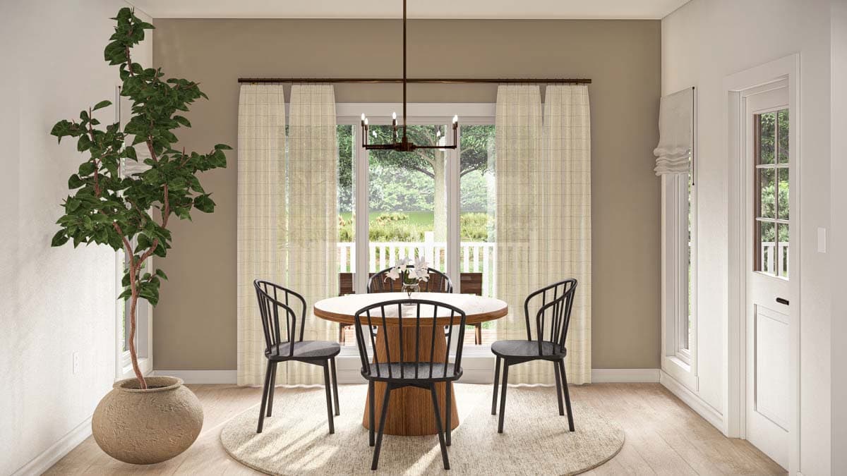 Plan 62584DJ: 2-Story Craftsman Home Plan with Two Story Great Room and Second Level Library  - 3114 Sq Ft - Image #6 - Craftsman, Traditional