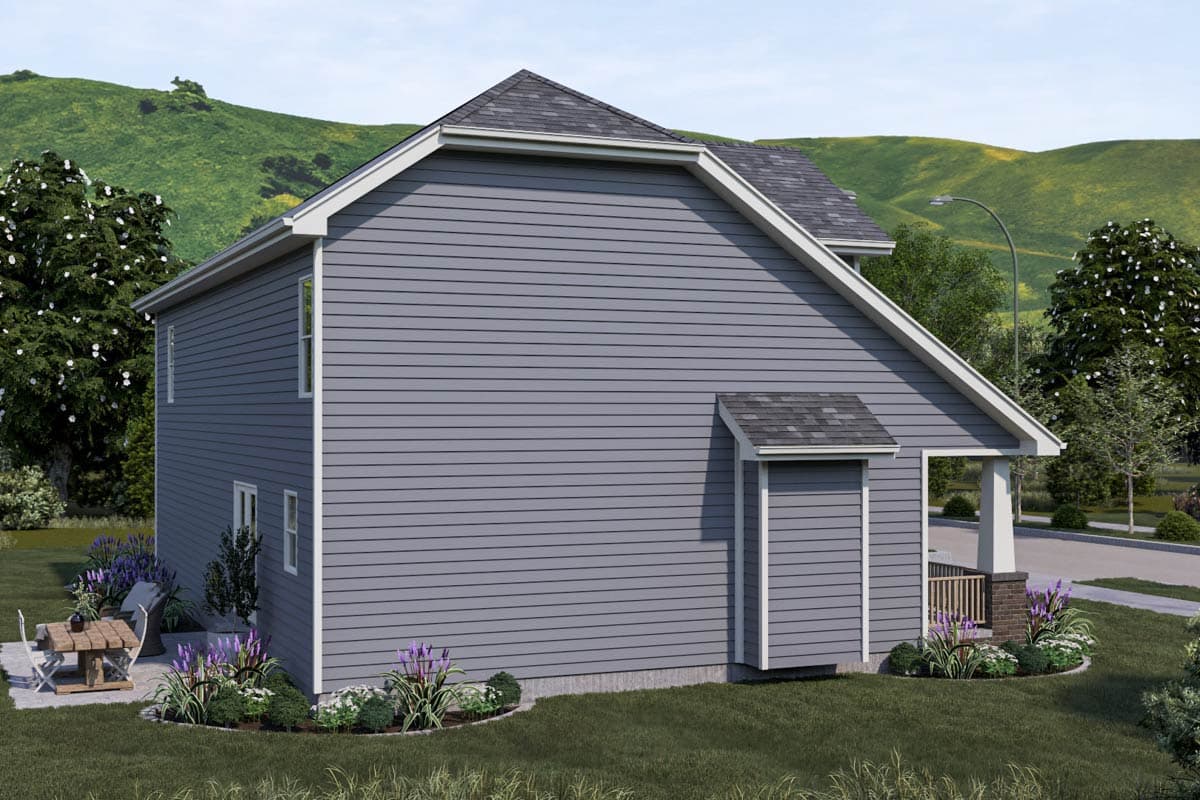 Plan 62585DJ: 3-Bed House Plan with Great Vaulted Master Suite - 1658 Sq Ft - Image #14 - Bungalow, Cottage, Craftsman, Traditional