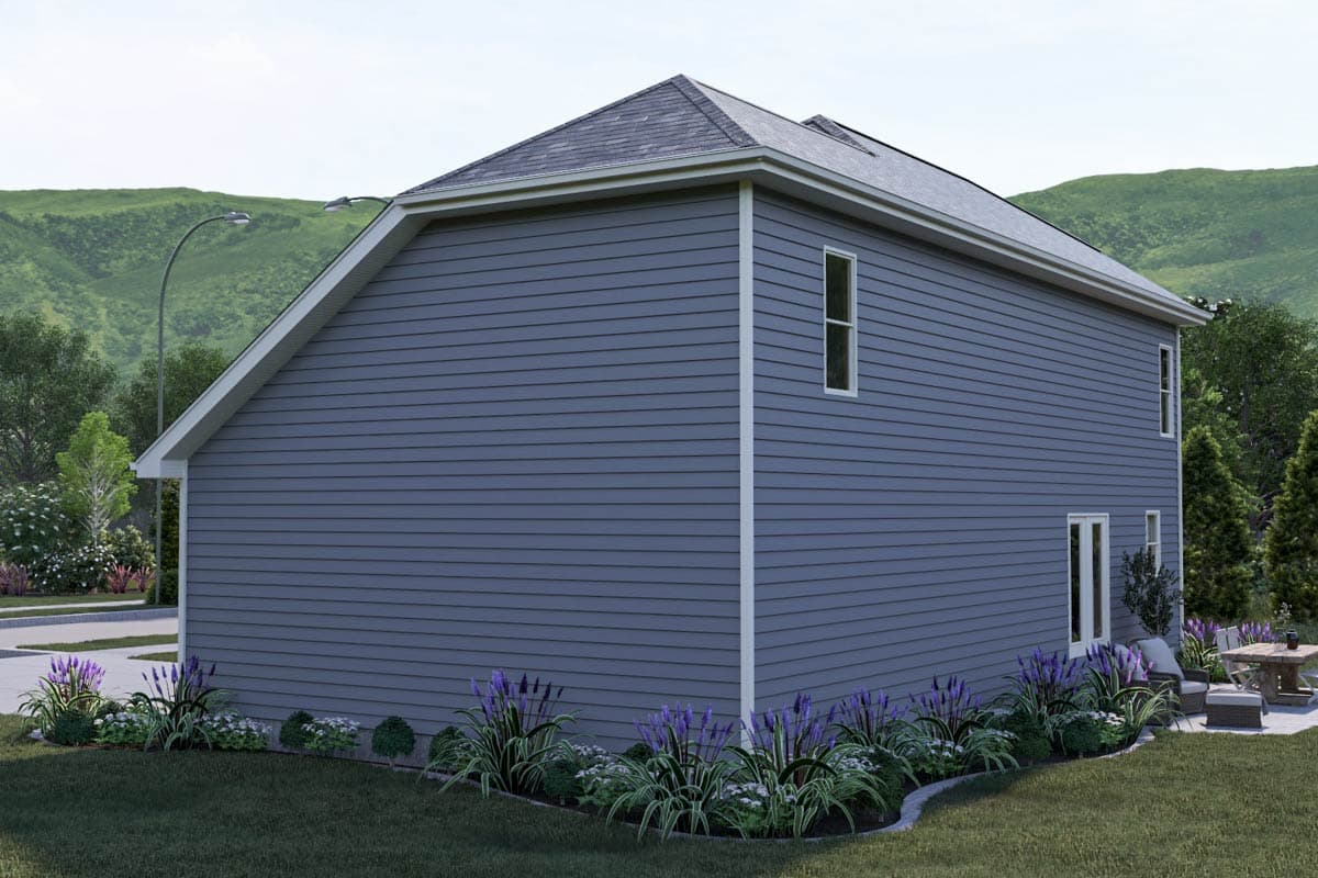 Plan 62585DJ: 3-Bed House Plan with Great Vaulted Master Suite - 1658 Sq Ft - Image #16 - Bungalow, Cottage, Craftsman, Traditional