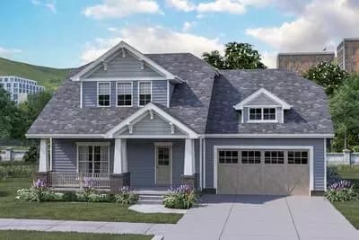 3-Bed House Plan with Great Vaulted Master Suite - 1658 Sq Ft
