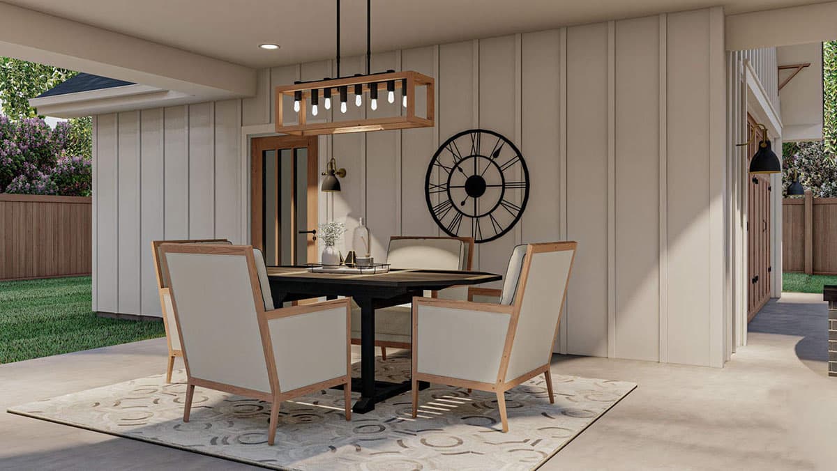 Plan 62589DJ: Craftsman Garage with Covered Carport - Image #6