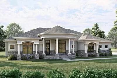 Southern House Plan with Custom Features