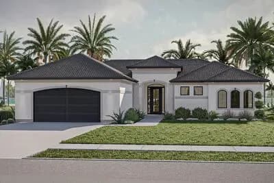 One Story Florida House Plan