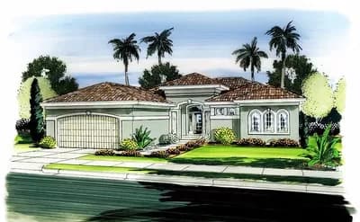 One Story Florida House Plan