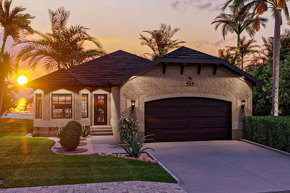 Plan 62598DJ: 3 Bed Spanish Style Ranch Home Plan - Image #15 - Mediterranean, Ranch, Spanish