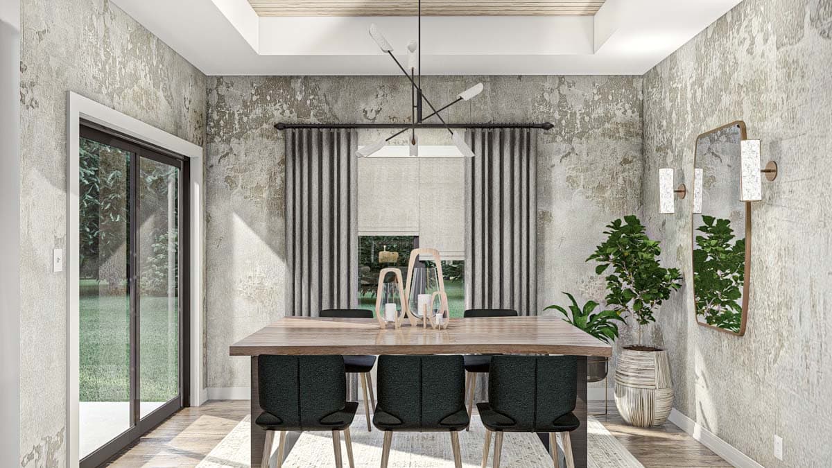 Plan 62610DJ: Modest Ranch Duplex House Plan - Image #7 - Traditional