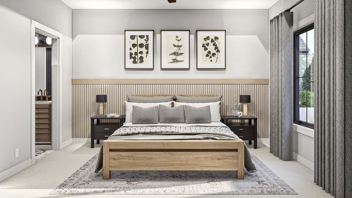 Plan 62610DJ: Modest Ranch Duplex House Plan - Image #8 - Traditional