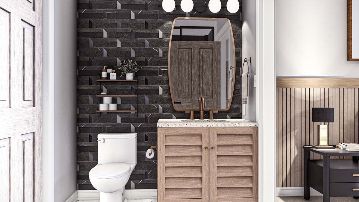 Plan 62610DJ: Modest Ranch Duplex House Plan - Image #11 - Traditional