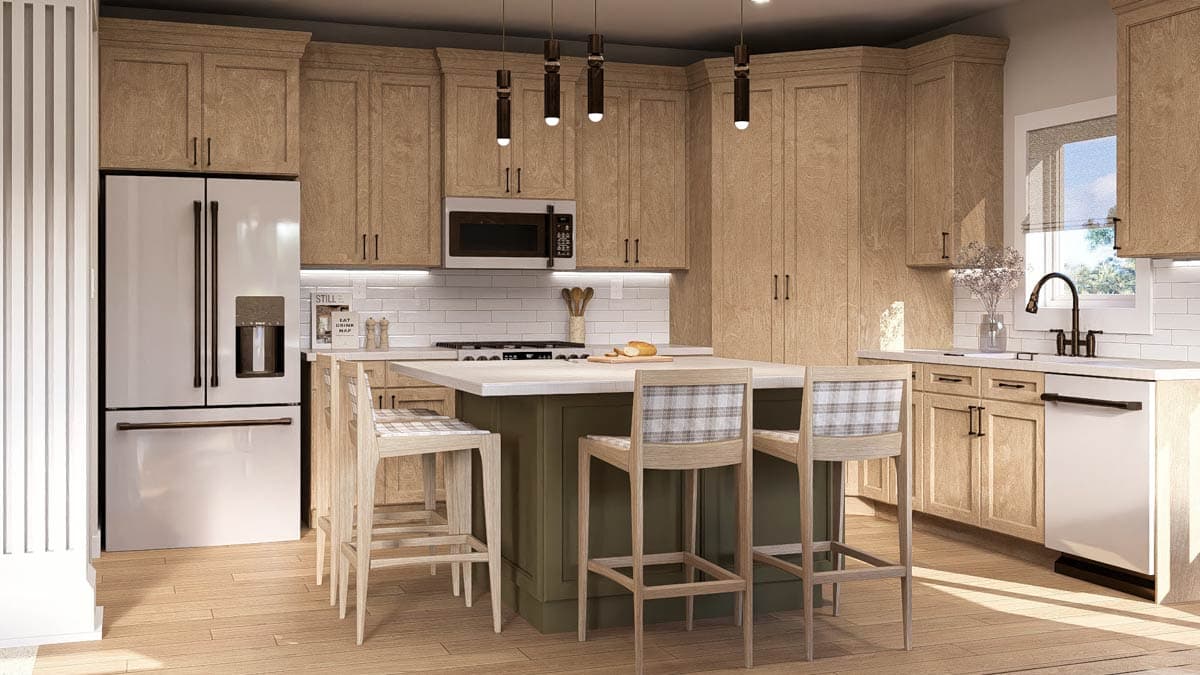 Plan 62613DJ: One-Story Modest 3 Bed House Plan with Great Room - 1688 Sq Ft - Image #8 - European, Traditional