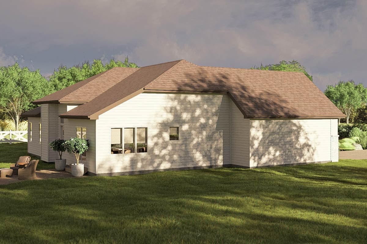 Plan 62613DJ: One-Story Modest 3 Bed House Plan with Great Room - 1688 Sq Ft - Image #15 - European, Traditional