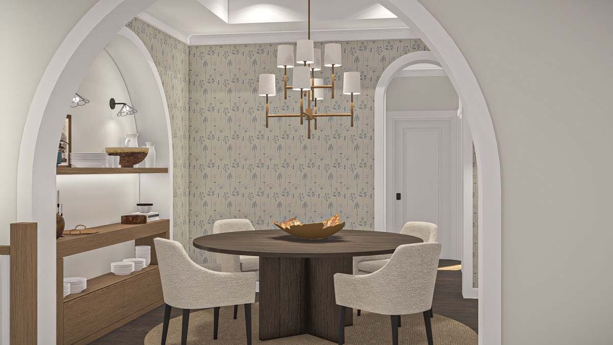 Plan 62614DJ: 2-Bed Traditional Country House Plan with Formal Dining Room and Home Office - 2164 Sq Ft - Image #10 - Country, Hill Country, Modern Farmhouse, Ranch, Traditional