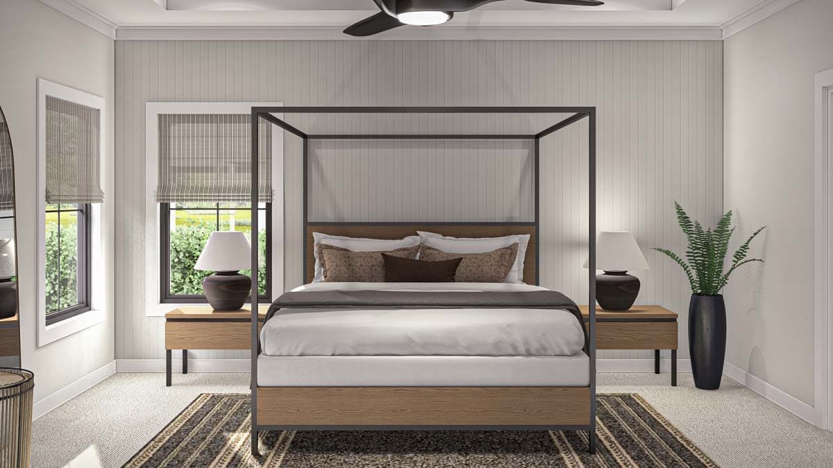 Plan 62614DJ: 2-Bed Traditional Country House Plan with Formal Dining Room and Home Office - 2164 Sq Ft - Image #12 - Country, Hill Country, Modern Farmhouse, Ranch, Traditional