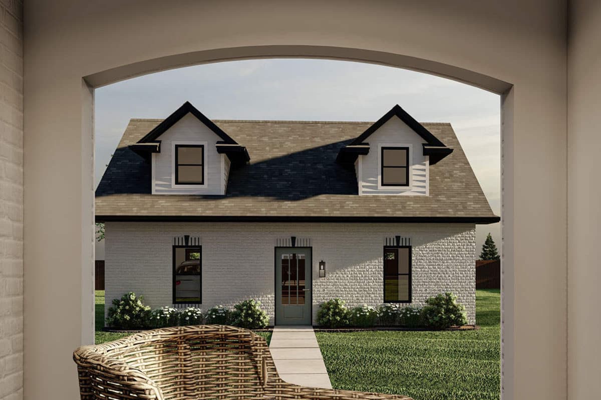 Plan 62622DJ: Detached Garage Plan with Brick Exterior - Image #5