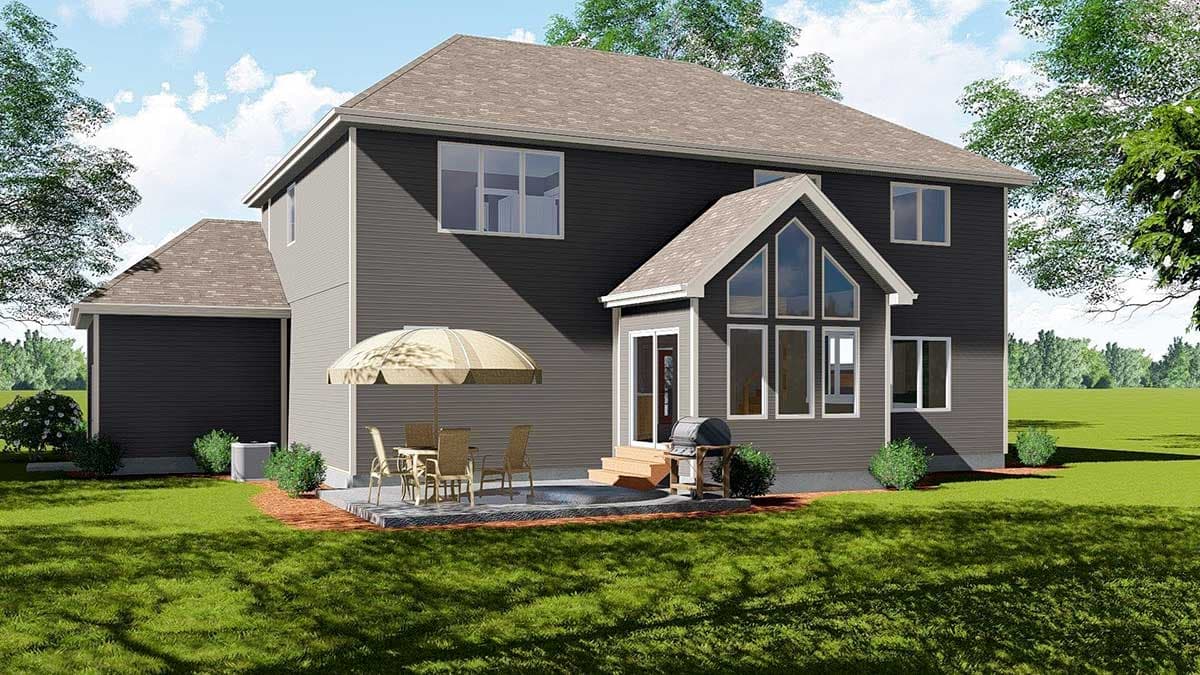 Plan 62626DJ: 4-Bedroom New Traditional House Plan with 4-Beds Upstairs - 2580 Sq Ft  - Image #31 - Country, New American, Traditional