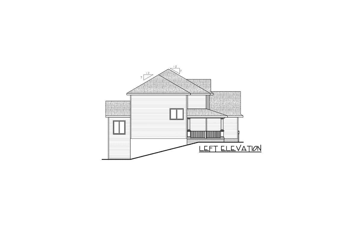 Plan 62626DJ: 4-Bedroom New Traditional House Plan with 4-Beds Upstairs - 2580 Sq Ft  - Image #32 - Country, New American, Traditional