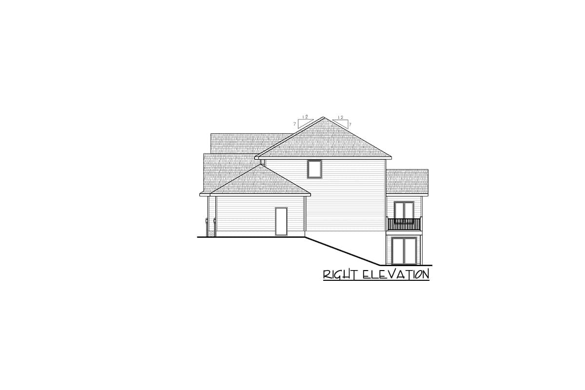 Plan 62626DJ: 4-Bedroom New Traditional House Plan with 4-Beds Upstairs - 2580 Sq Ft  - Image #34 - Country, New American, Traditional
