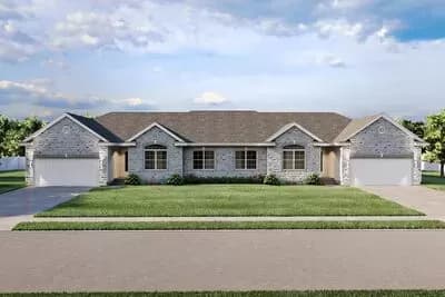 3 Bed Duplex with Matching Units Under 1600 Square Feet and an Open Great Room