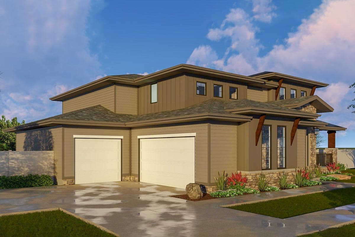 Plan 62635DJ: Eclectic Northwest House Plan - Image #7 - Northwest, Prairie, Tuscan