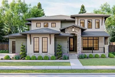 Eclectic Northwest House Plan