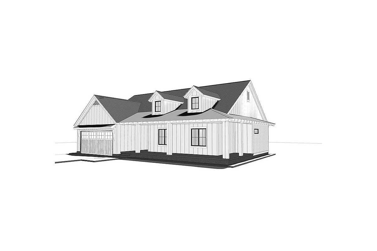 Plan 62637DJ: Modern Farmhouse Plan - Image #11 - Country, Farmhouse, Modern Farmhouse, Ranch