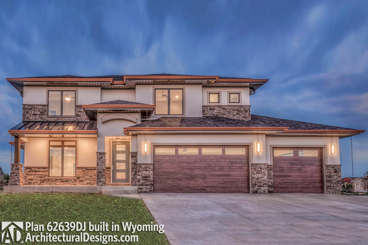 build gallery item - House Plan 62639DJ Comes to Life in Wyoming