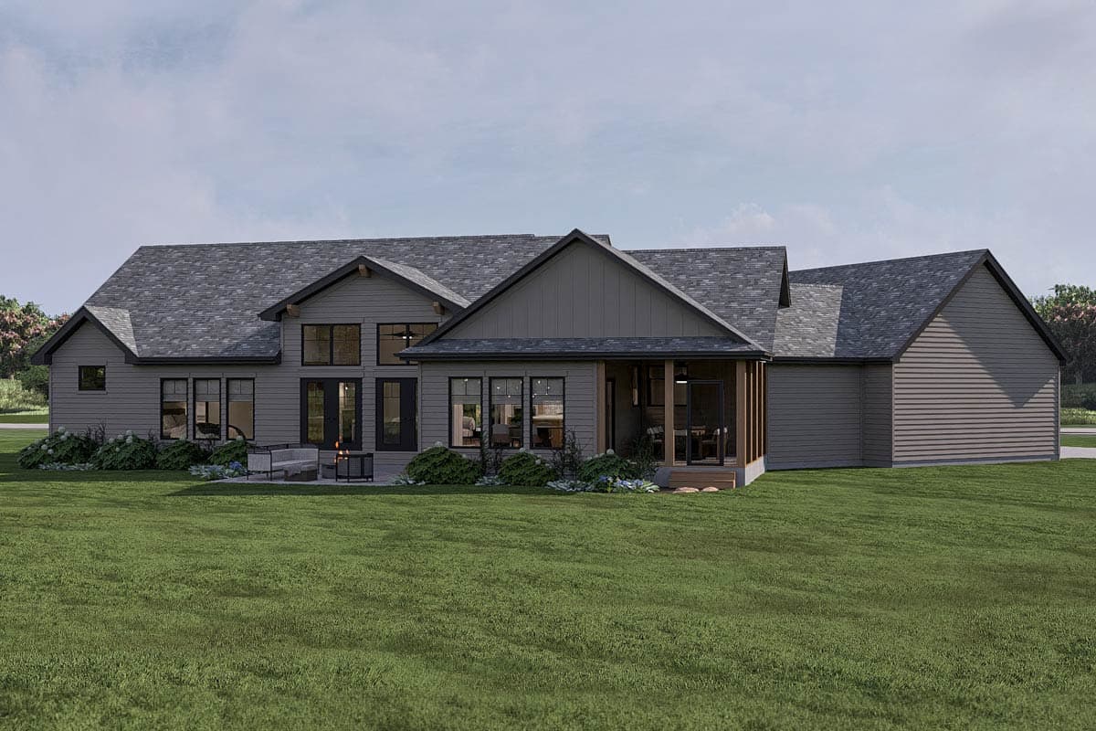 Plan 62643DJ: 2-Bed Craftsman Ranch House Plan with Angled 3-Car Garage - 2172 Sq Ft - Image #17 - Craftsman, Ranch