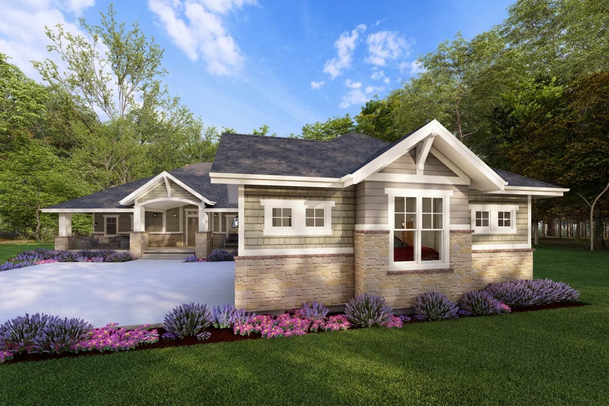 Plan 64404SC: 2 Bed Craftsman with Option for Two More Bedrooms in Basement - 2605 Sq Ft - Image #21 - Country, Craftsman, Mountain, New American, Northwest, Ranch, Traditional