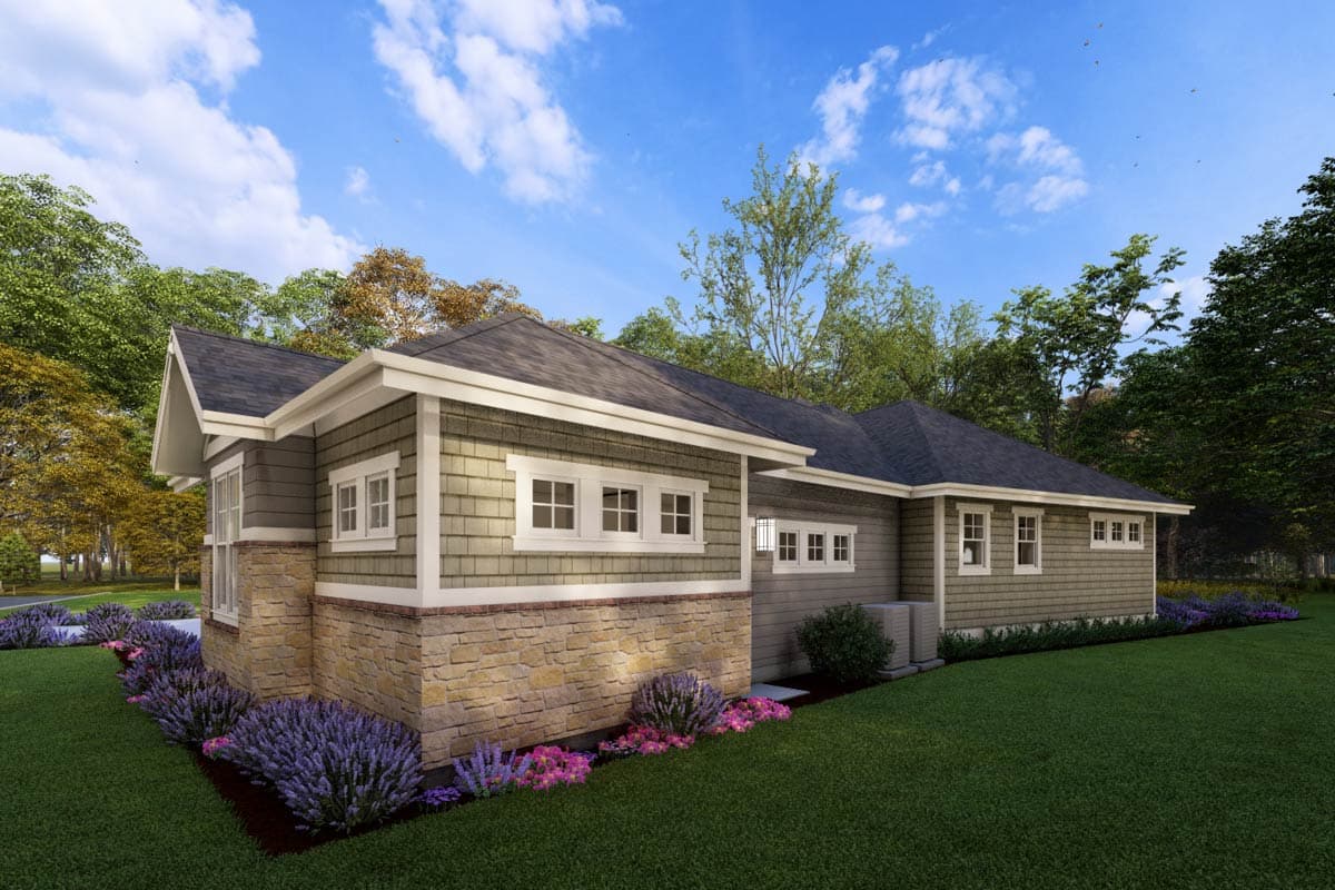 Plan 64404SC: 2 Bed Craftsman with Option for Two More Bedrooms in Basement - 2605 Sq Ft - Image #20 - Country, Craftsman, Mountain, New American, Northwest, Ranch, Traditional