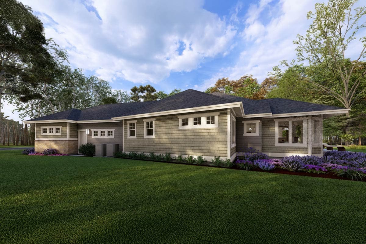 Plan 64404SC: 2 Bed Craftsman with Option for Two More Bedrooms in Basement - 2605 Sq Ft - Image #19 - Country, Craftsman, Mountain, New American, Northwest, Ranch, Traditional