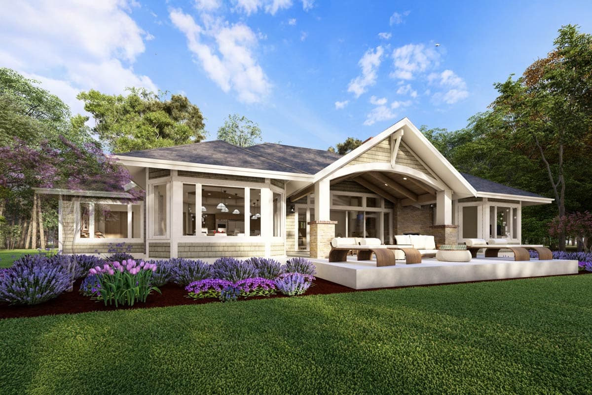 Plan 64404SC: 2 Bed Craftsman with Option for Two More Bedrooms in Basement - 2605 Sq Ft - Image #17 - Country, Craftsman, Mountain, New American, Northwest, Ranch, Traditional