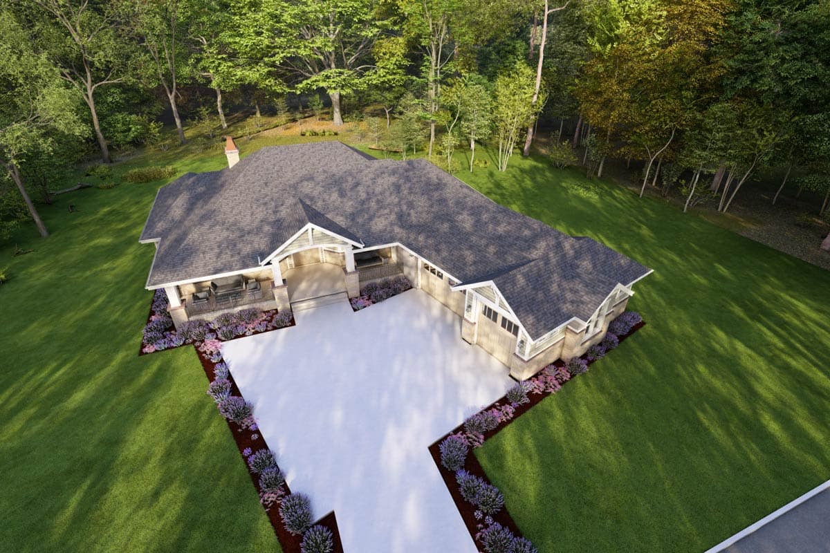 Plan 64404SC: 2 Bed Craftsman with Option for Two More Bedrooms in Basement - 2605 Sq Ft - Image #22 - Country, Craftsman, Mountain, New American, Northwest, Ranch, Traditional