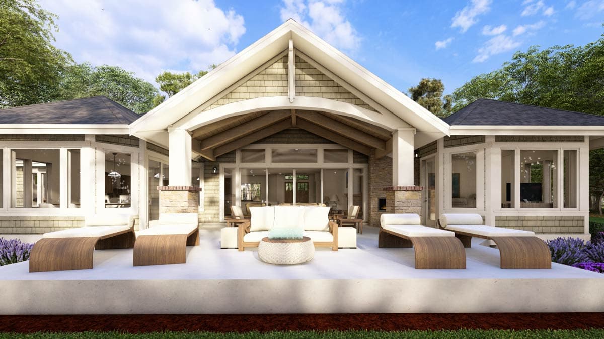 Plan 64404SC: 2 Bed Craftsman with Option for Two More Bedrooms in Basement - 2605 Sq Ft - Image #18 - Country, Craftsman, Mountain, New American, Northwest, Ranch, Traditional