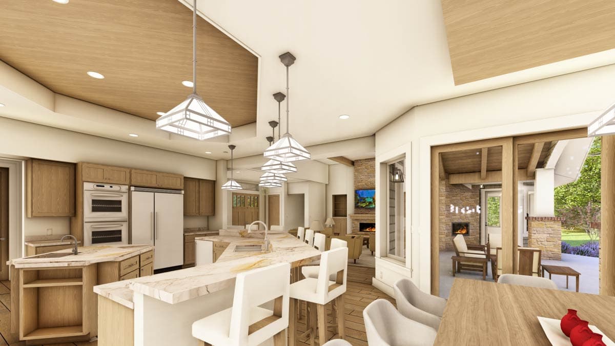 Plan 64404SC: 2 Bed Craftsman with Option for Two More Bedrooms in Basement - 2605 Sq Ft - Image #7 - Country, Craftsman, Mountain, New American, Northwest, Ranch, Traditional