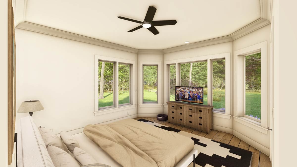 Plan 64404SC: 2 Bed Craftsman with Option for Two More Bedrooms in Basement - 2605 Sq Ft - Image #8 - Country, Craftsman, Mountain, New American, Northwest, Ranch, Traditional